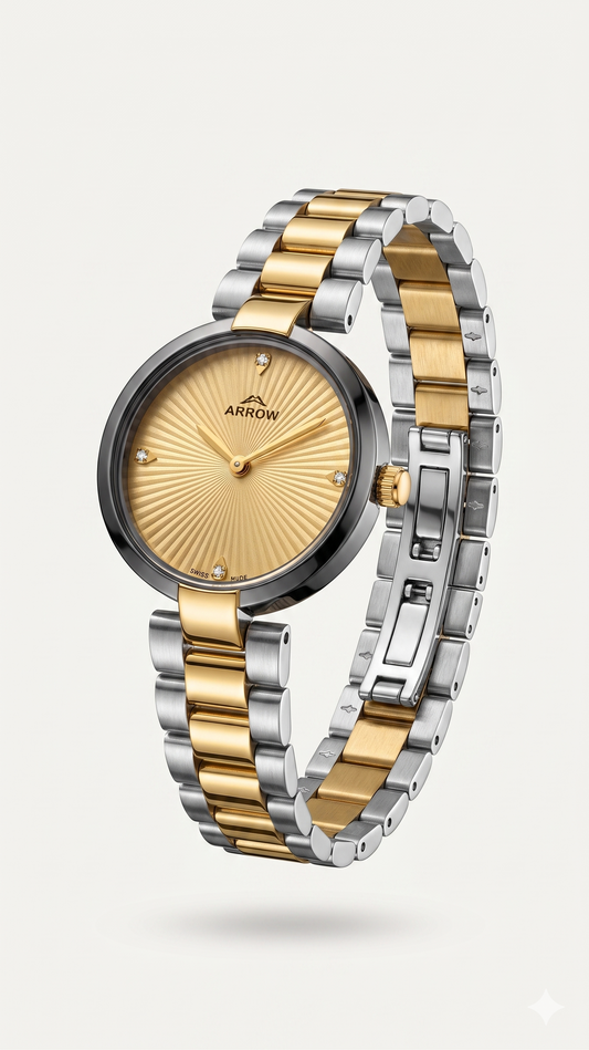ARROW SMALL FACE 5928L GOLD DIAL - WOMEN'S QUARTZ
