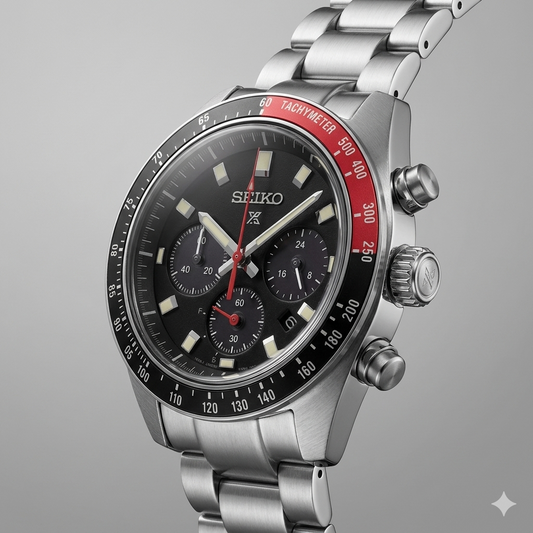 SEIKO COKE SSC915P1 BLACK DIAL - MEN'S AUTOMATIC