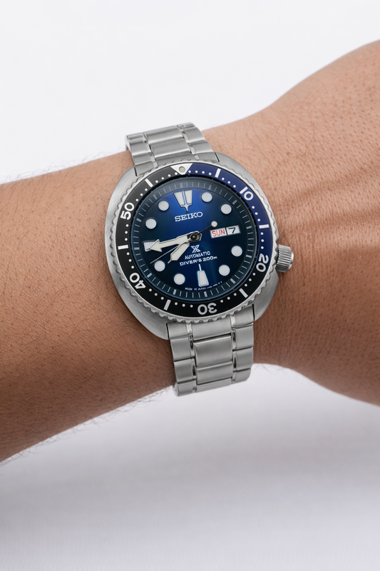 SEIKO PROSPEX TURTLE SEA SRPC25J1 BLUE DIAL - MEN'S AUTOMATIC