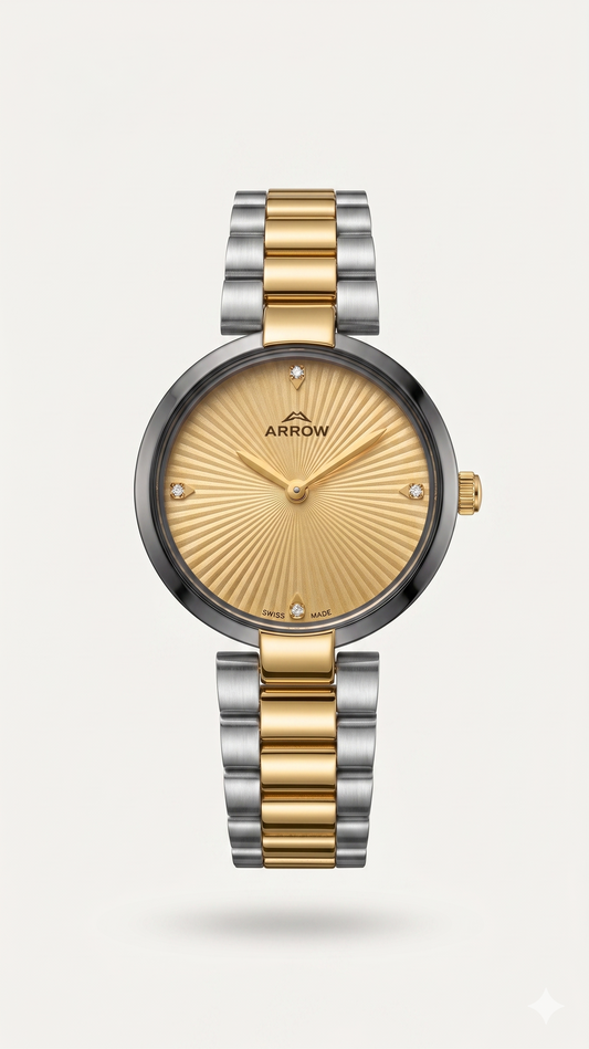 ARROW SMALL FACE 5928L GOLD DIAL - WOMEN'S QUARTZ