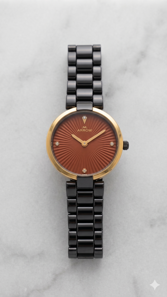 ARROW SMALL FACE 5928L RED DIAL - WOMEN'S QUARTZ