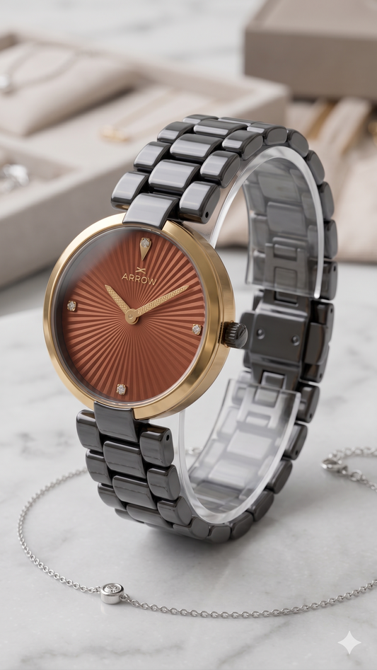 ARROW SMALL FACE 5928L RED DIAL - WOMEN'S QUARTZ