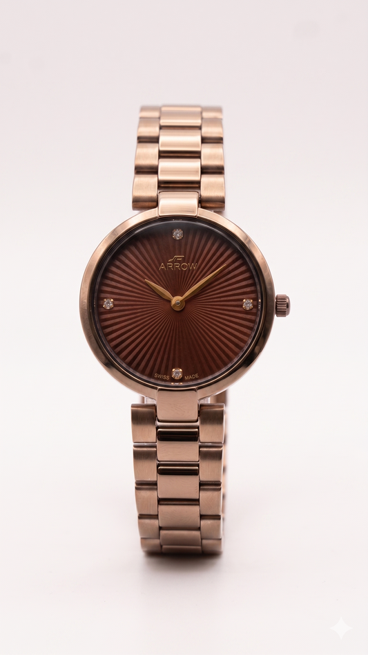 ARROW SMALL FACE 5928L RED DIAL - WOMEN'S QUARTZ