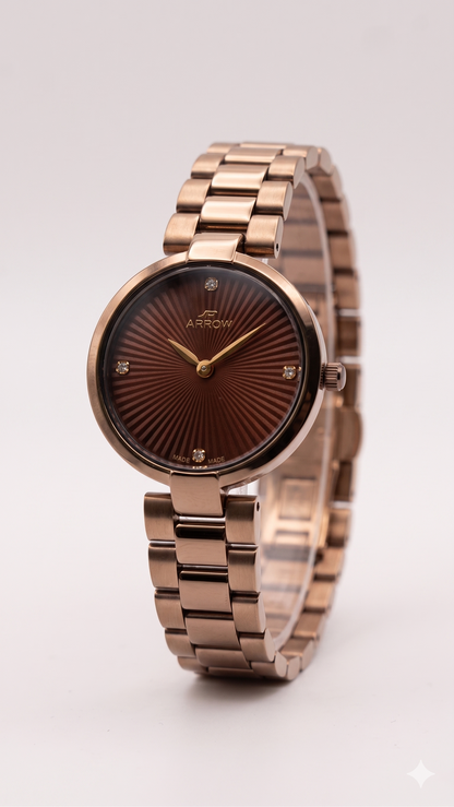 ARROW SMALL FACE 5928L RED DIAL - WOMEN'S QUARTZ