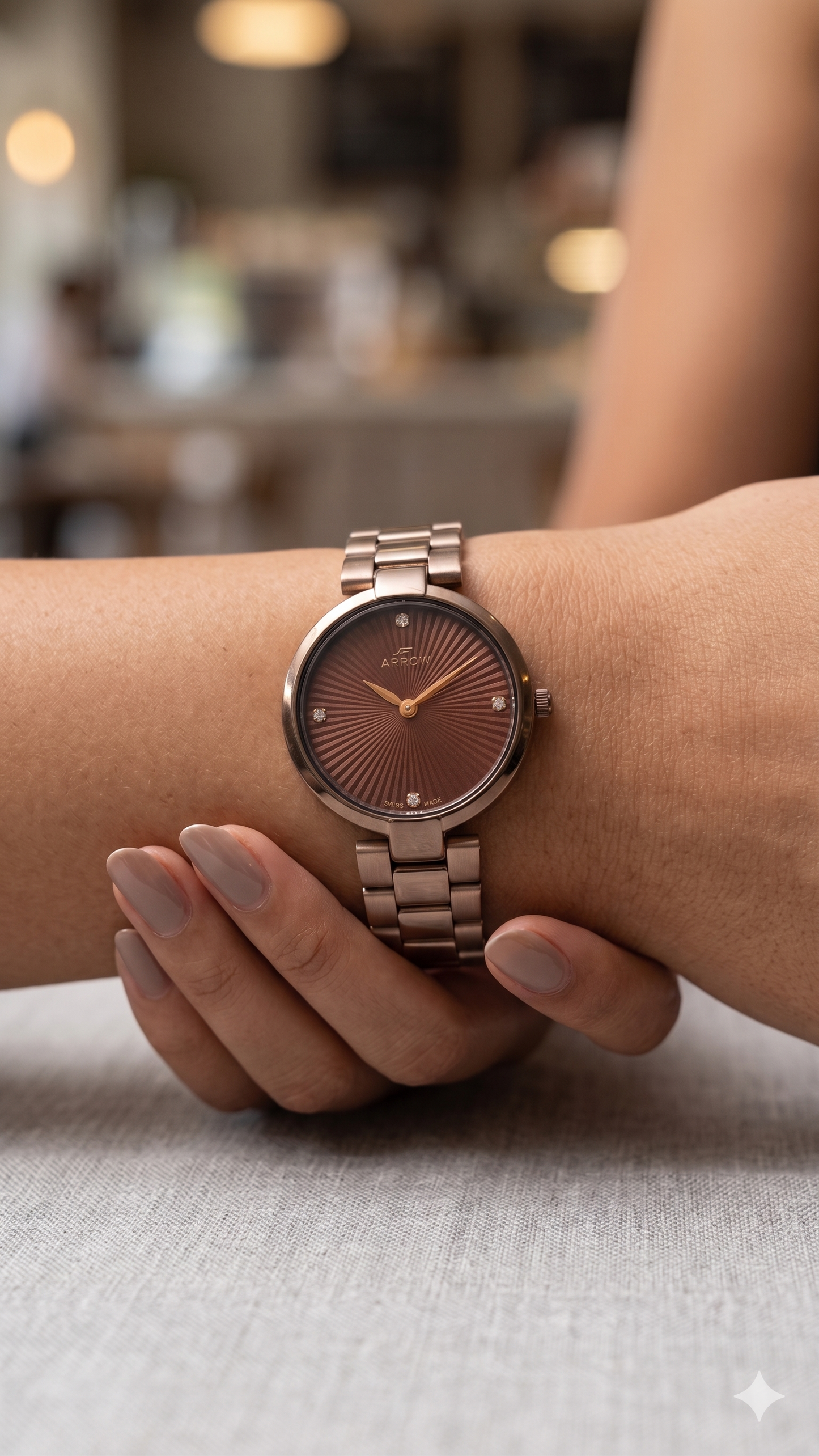 ARROW SMALL FACE 5928L RED DIAL - WOMEN'S QUARTZ
