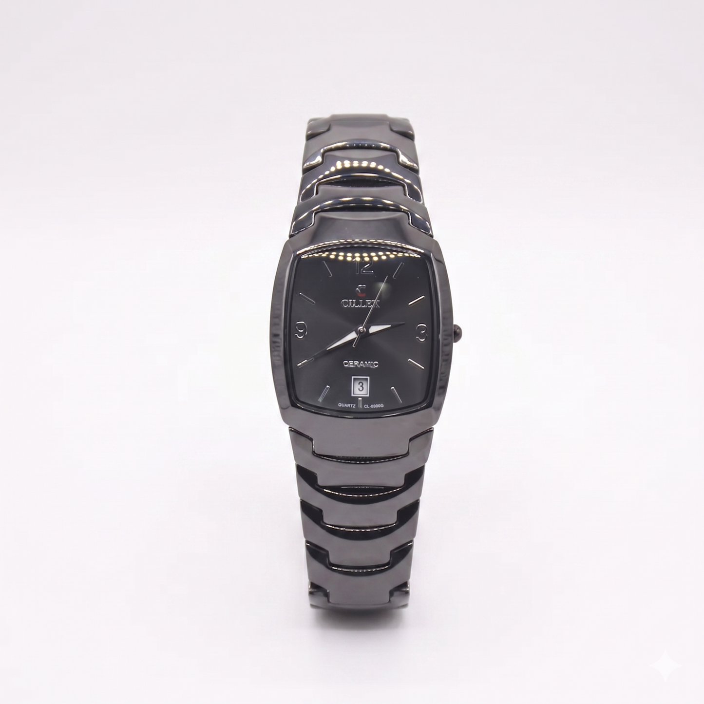 CILLEX CERAMIC CL-9002G BLACK DIAL - MEN'S QUARTZ