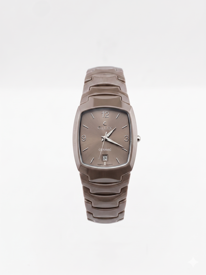 CILLEX CERAMIC CL-9002G GRAY DIAL - MEN'S QUARTZ