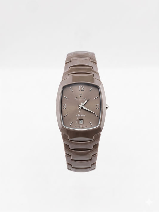 CILLEX CERAMIC CL-9002G GRAY DIAL - MEN'S QUARTZ