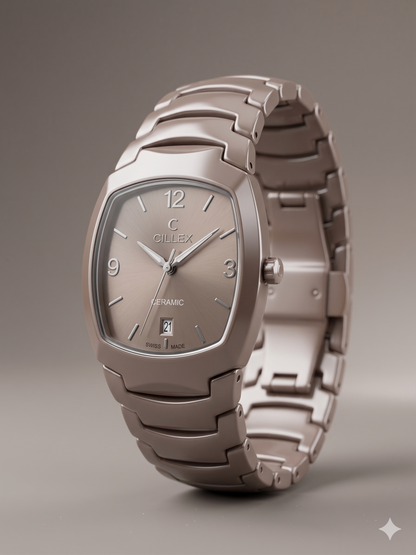 CILLEX CERAMIC CL-9002G GRAY DIAL - MEN'S QUARTZ
