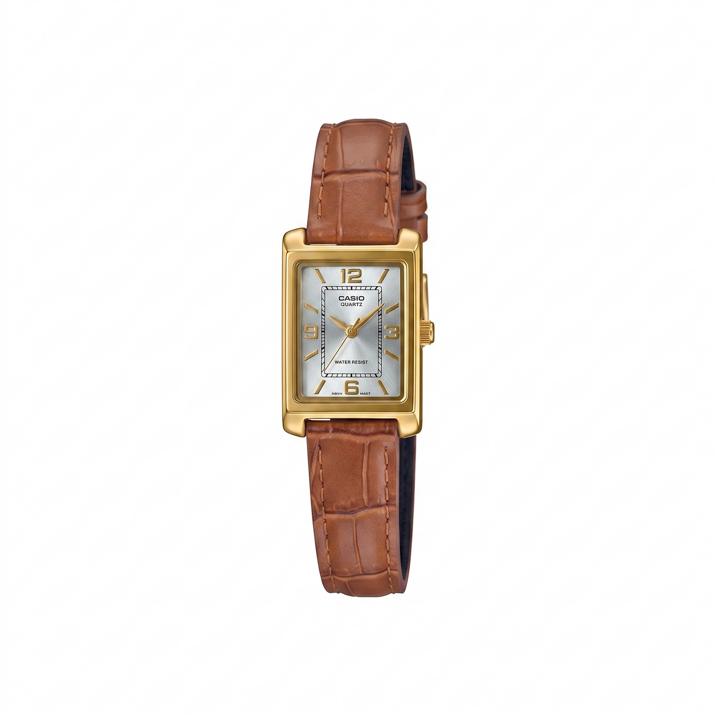 CASIO 1330 LTP-1234GLL-7ADF SILVER DIAL - WOMEN'S QUARTZ