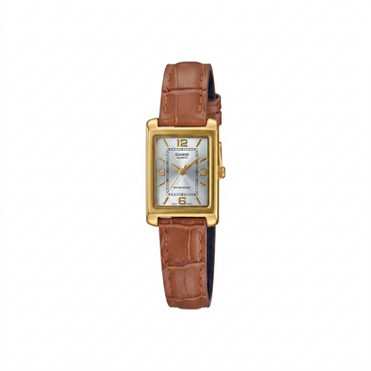 CASIO 1330 LTP-1234GLL-7ADF SILVER DIAL - WOMEN'S QUARTZ