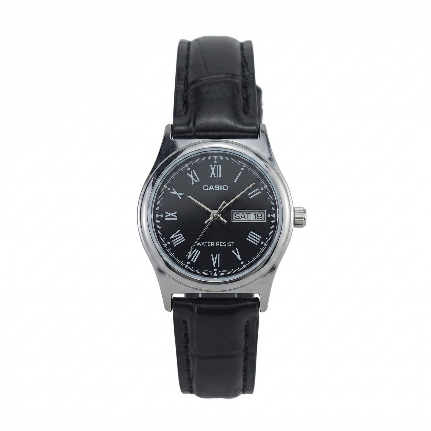 CASIO 5237 LTP-V006L-1BUDF BLACK DIAL - WOMEN'S QUARTZ