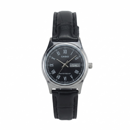 CASIO 5237 LTP-V006L-1BUDF BLACK DIAL - WOMEN'S QUARTZ