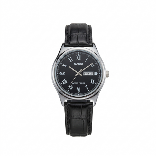 CASIO 1333 MTP-V006L-1BUDF BLACK DIAL - MEN'S QUARTZ