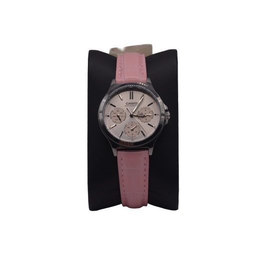 CASIO 5420 LTP-V300L-4AUDF PINK DIAL - WOMEN'S QUARTZ