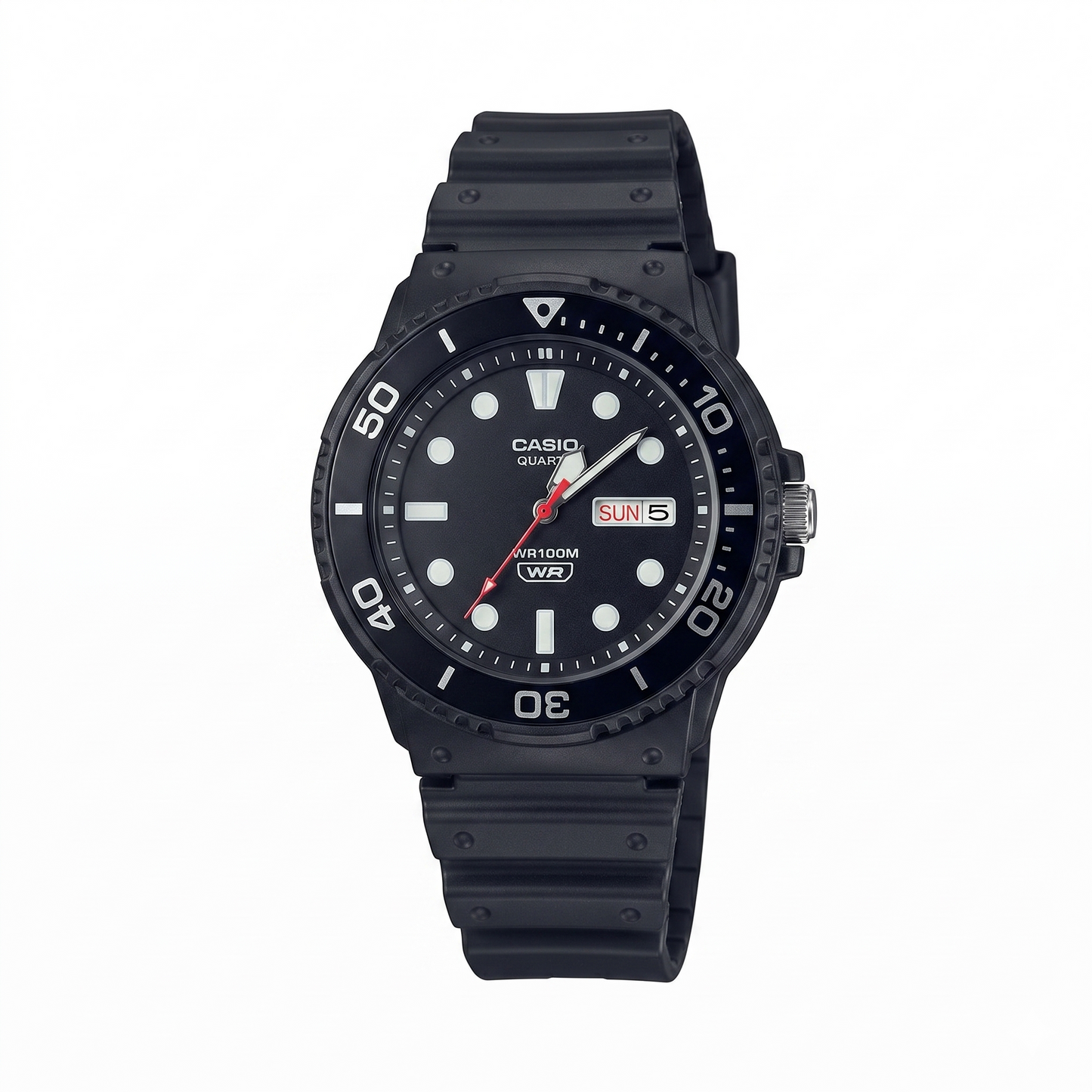 CASIO 5125 MRW-230H-1E1VDF BLACK DIAL - MEN'S QUARTZ