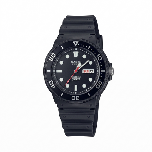 CASIO 5125 MRW-230H-1E1VDF BLACK DIAL - MEN'S QUARTZ
