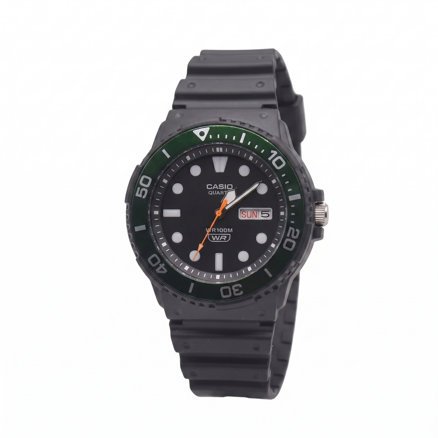 CASIO 5125 MRW-230H-1E3VDF BLACK DIAL - MEN'S QUARTZ