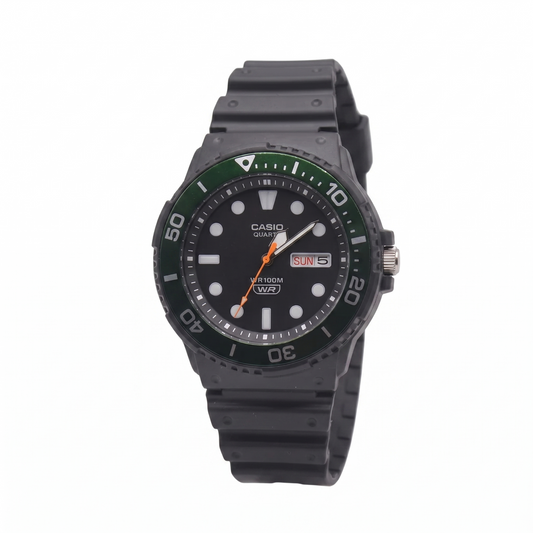 CASIO 5125 MRW-230H-1E3VDF BLACK DIAL - MEN'S QUARTZ