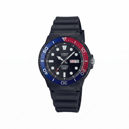 CASIO 5125 MRW-230H-1E2VDF BLACK DIAL - MEN'S QUARTZ