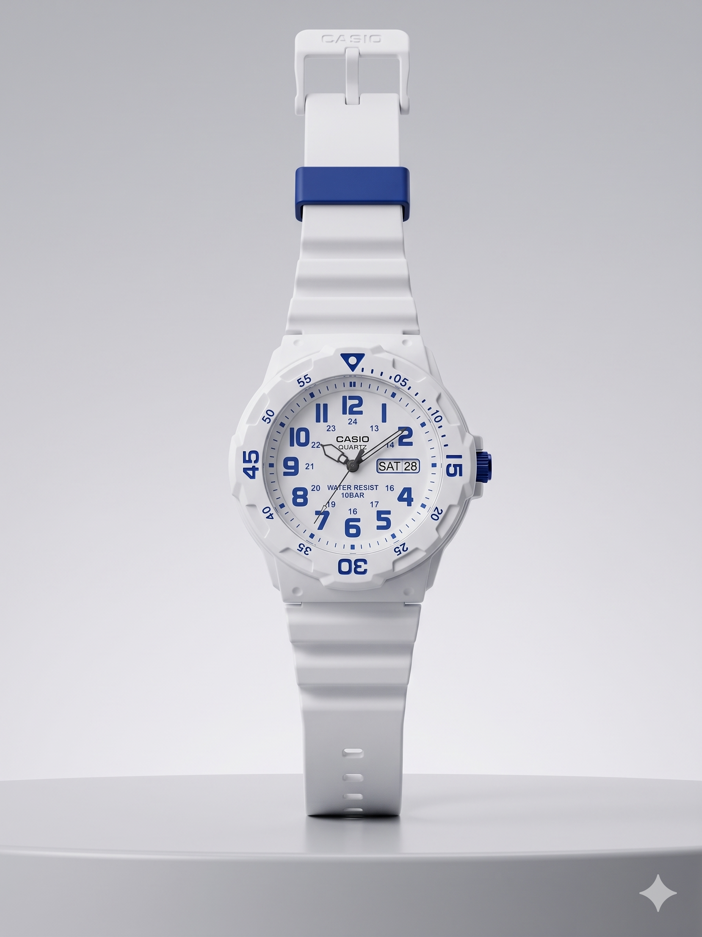 CASIO 5125 MRW-200HC-7B2VDF WHITE DIAL - MEN'S QUARTZ