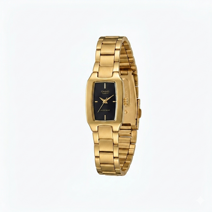 CASIO 1330 LTP-1165N-1CRDF BLACK DIAL - WOMEN'S QUARTZ