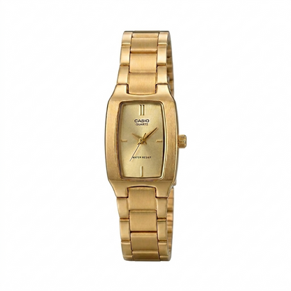 CASIO 1330 LTP-1165N-9CRDF GOLD DIAL - WOMEN'S QUARTZ