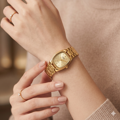 CASIO 1130 LTP-1169N-9ARDF GOLD DIAL - WOMEN'S QUARTZ