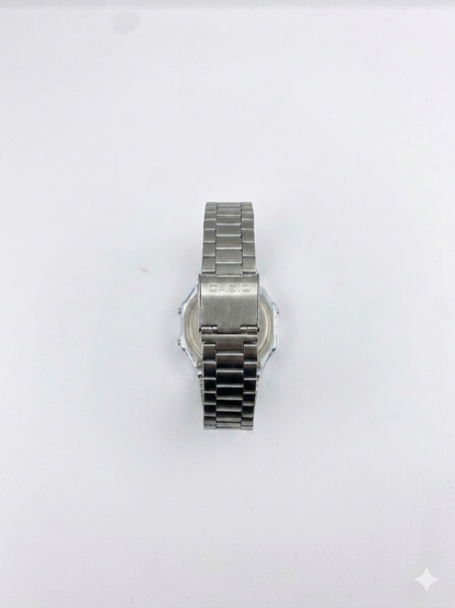 CASIO 3298 A168WA-1WDF BLACK DIAL - UNISEX QUARTZ