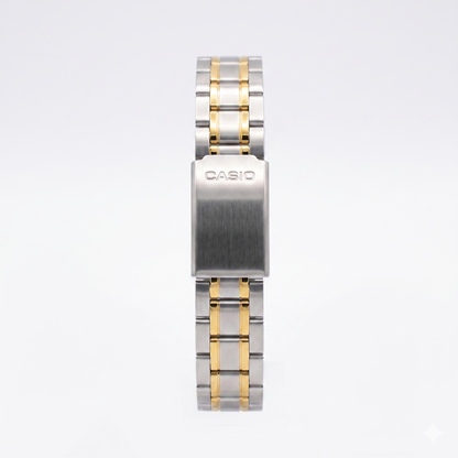 CASIO 3363 LTP-1308SG-7ADVF WHITE DIAL - WOMEN'S QUARTZ