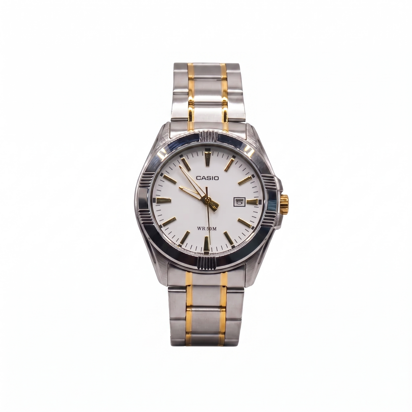 CASIO 2784 MTP-1308SG-7ADVF WHITE DIAL - MEN'S QUARTZ