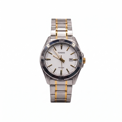 CASIO 2784 MTP-1308SG-7ADVF WHITE DIAL - MEN'S QUARTZ