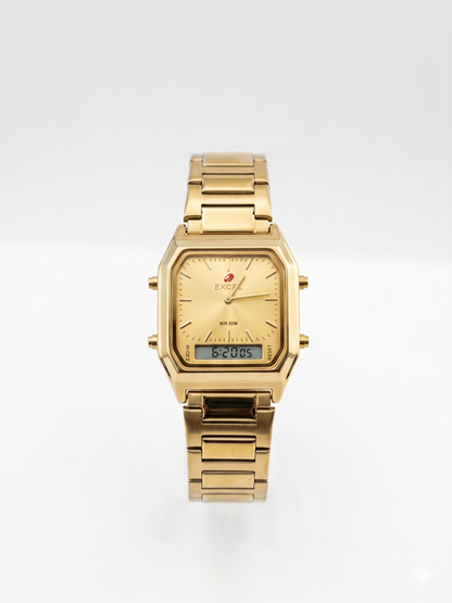EXCEL WR30M EX-2104G GOLD DIAL - MEN'S QUARTZ