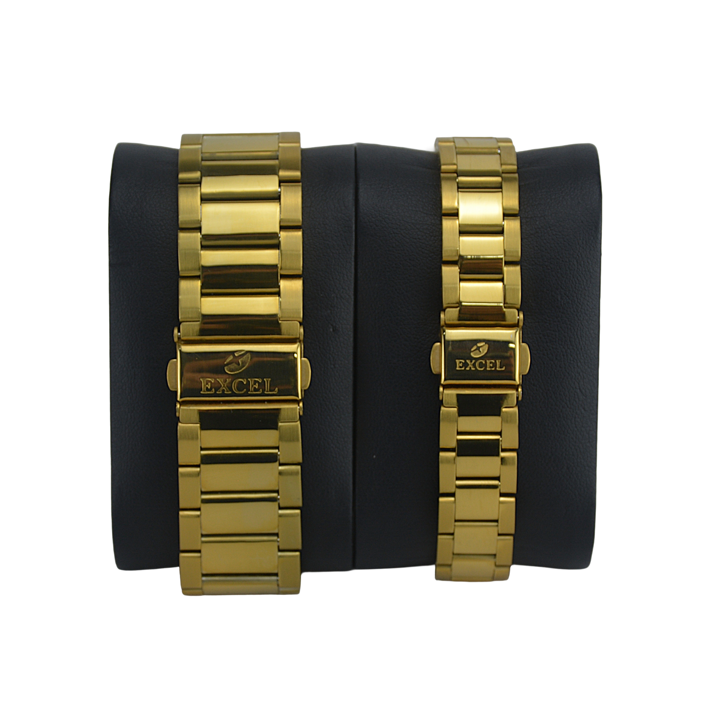 EXCEL OCTAGONAL EX-2097L GOLD DIAL - COUPLE QUARTZ