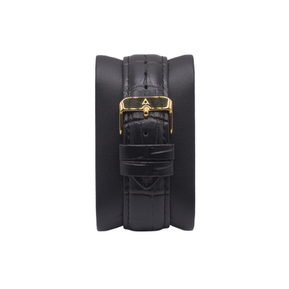 FITRON LEATHER MEDIUM 117209M GOLD DIAL - MEN'S AUTOMATIC