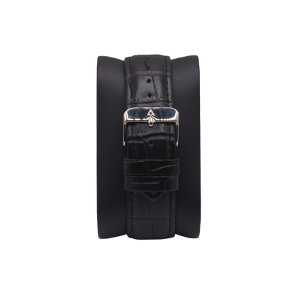 FITRON LEATHER MEDIUM 117209M BLACK DIAL - MEN'S AUTOMATIC