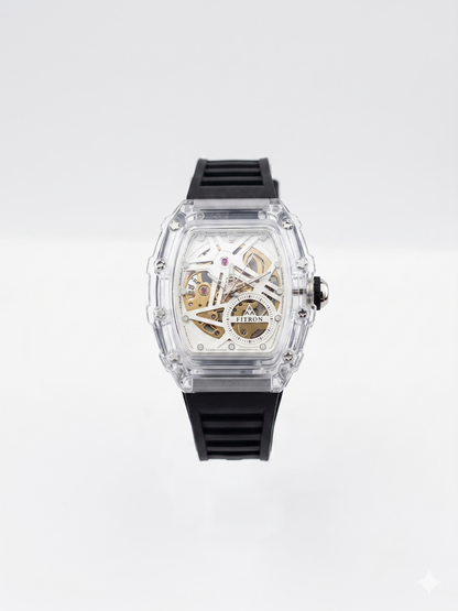 FITRON MINI RM 117243M WHITE DIAL - MEN'S AUTOMATIC
