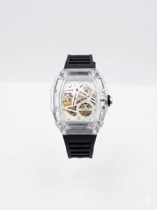 FITRON MINI RM 117243M WHITE DIAL - MEN'S AUTOMATIC