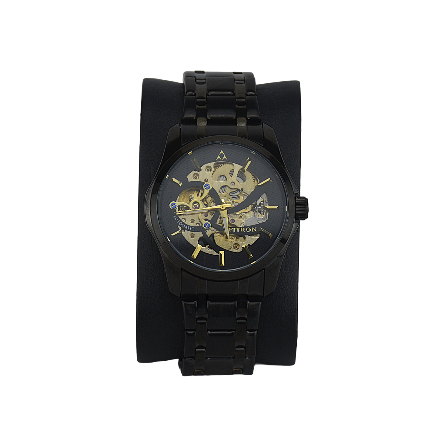 FITRON ROUND SKELETON 117215M BLACK DIAL - MEN'S AUTOMATIC