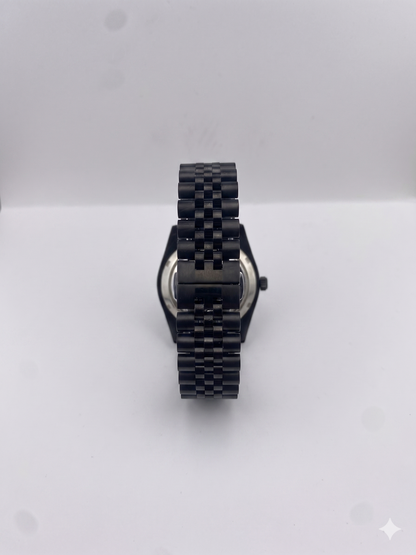 FITRON ROUND WITH DIAMONDS 117211M BLACK DIAL - MEN'S AUTOMATIC