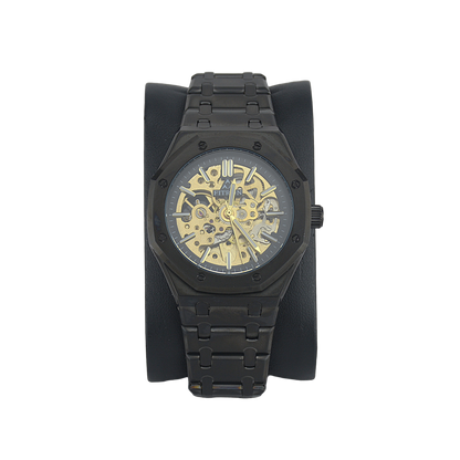 FITRON 8 SCREWS SKELETON 117193M BLACK DIAL - MEN'S AUTOMATIC