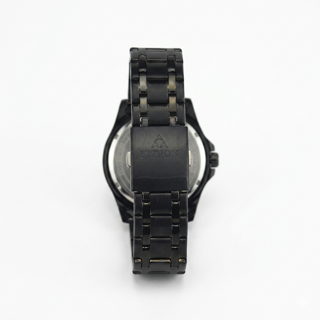 FITRON DOMED SKELETON 117178M BLACK DIAL - MEN'S AUTOMATIC