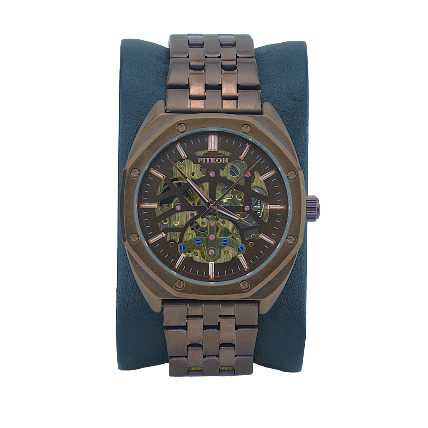 FITRON 8 SCREWS LIMITED 117201M BROWN DIAL - MEN'S AUTOMATIC