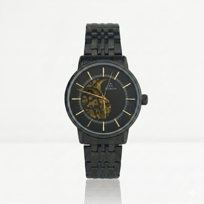 FITRON TEAR DROP 117238M BLACK DIAL - MEN'S AUTOMATIC