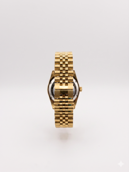 FITRON ROUND WITH DIAMONDS 117211M BLACK DIAL - MEN'S AUTOMATIC
