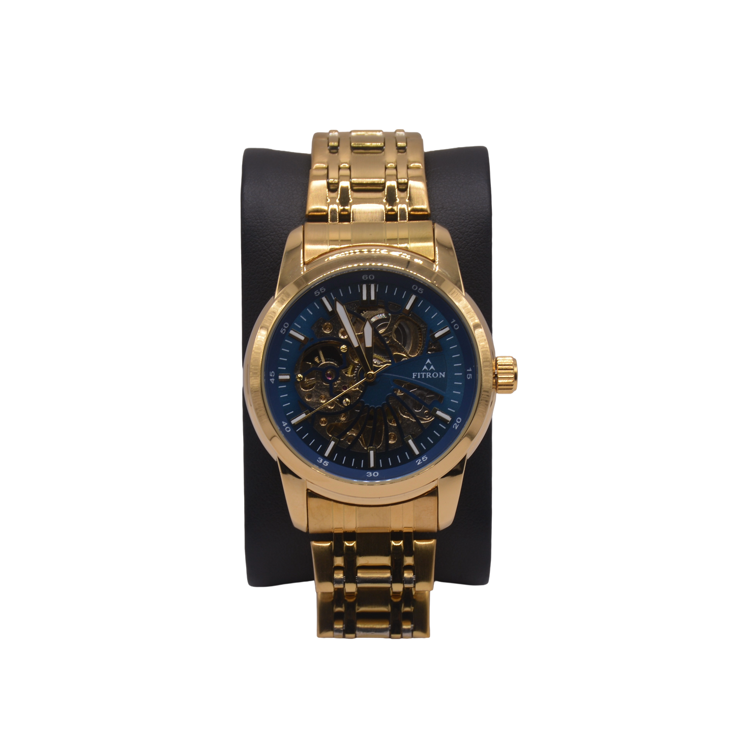 FITRON DOMED SKELETON 117178M BLUE DIAL - MEN'S AUTOMATIC