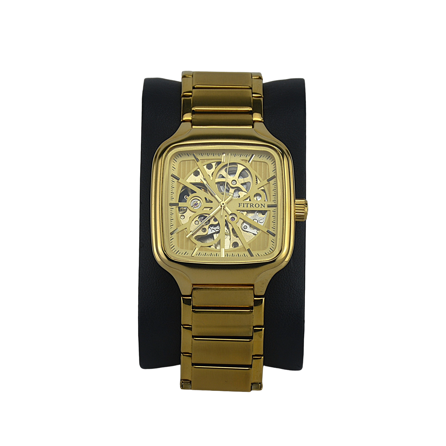 FITRON SQUARE SKELETON 117242M GOLD DIAL - MEN'S AUTOMATIC