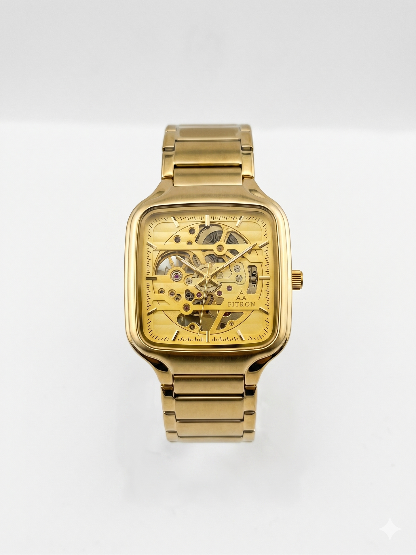 FITRON SQUARE SKEL V2 117236M GOLD DIAL - MEN'S AUTOMATIC