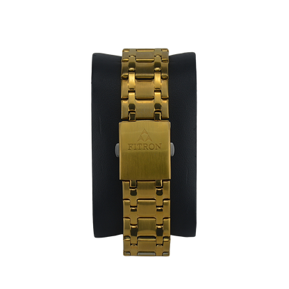 FITRON ROUND SKELETON 117215M GOLD DIAL - MEN'S AUTOMATIC