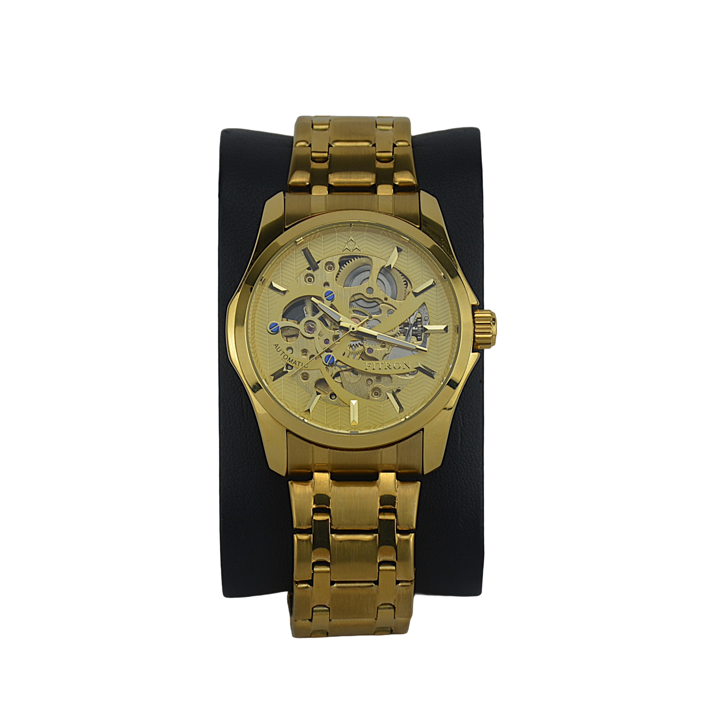 FITRON ROUND SKELETON 117215M GOLD DIAL - MEN'S AUTOMATIC
